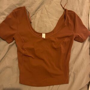 lululemon athletica Copper Crop Top